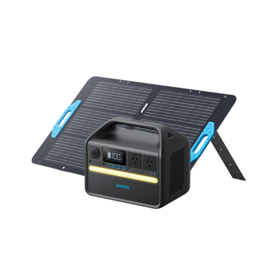 Anker 535 Solar Generator + 100W Solar Panel