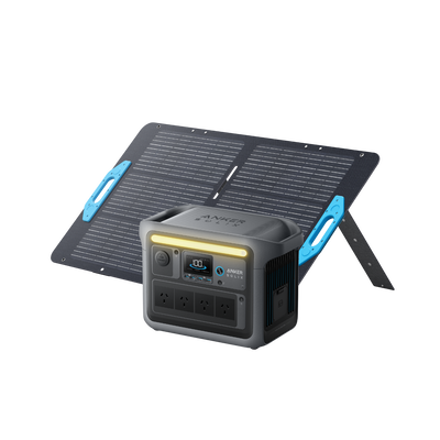 Anker SOLIX C1000 Solar Generator + 100W Solar Panel