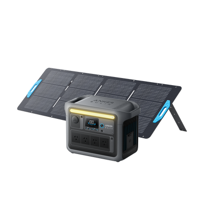 Anker SOLIX C1000 Solar Generator + 200W Solar Panel