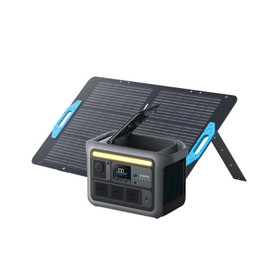 Anker SOLIX C800 Solar Generator + 100W Solar Panel