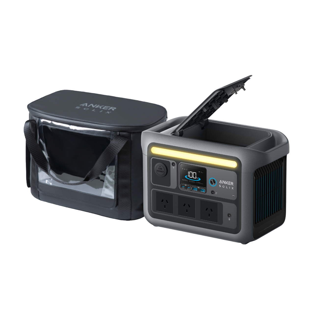 Anker SOLIX C800 Portable Power Station + Water Resistant Bag