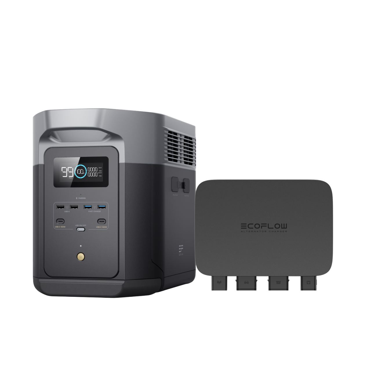 EcoFlow DELTA 2 Max (1900) + 800W Alternator Charger