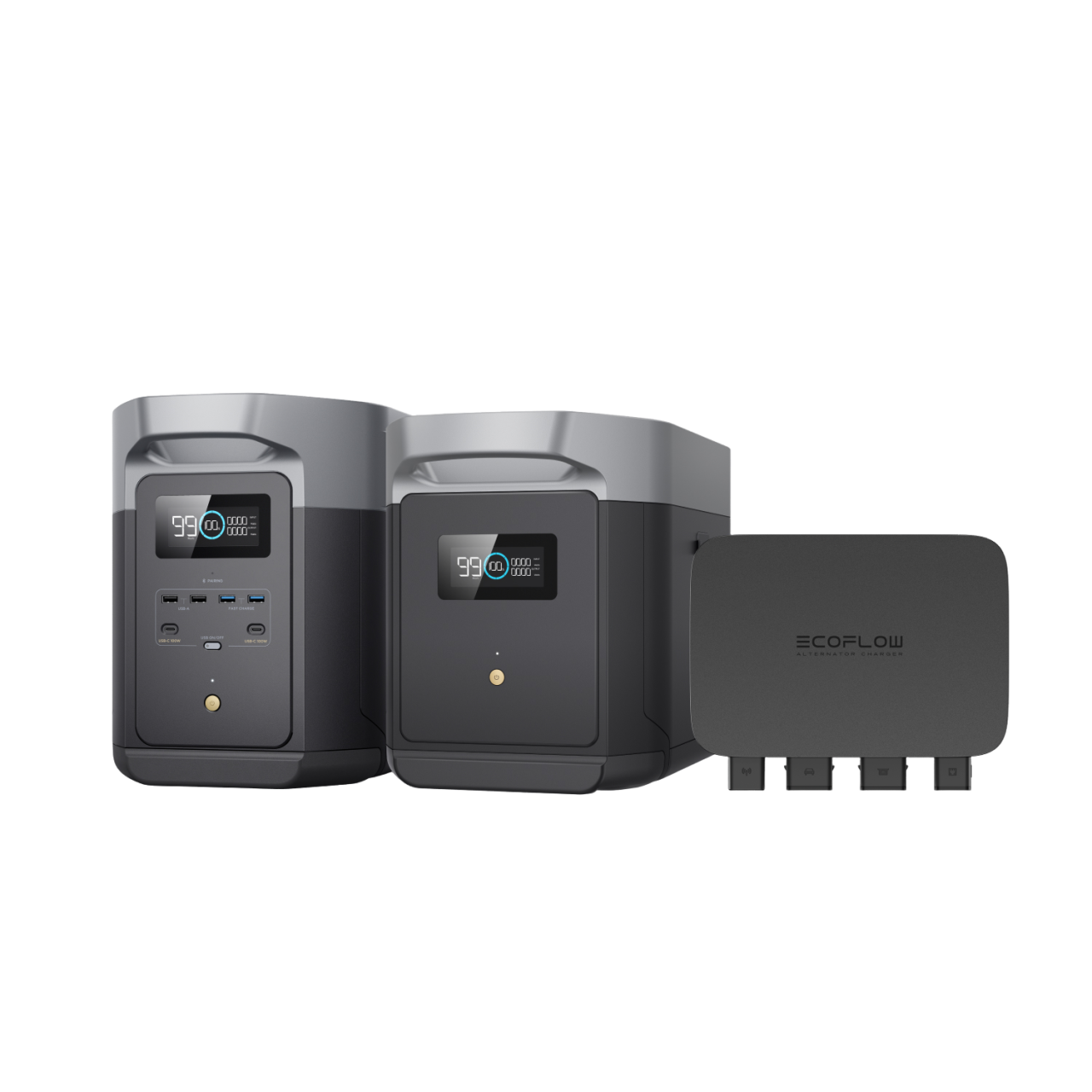 EcoFlow DELTA 2 Max (1900) + 800W Alternator Charger