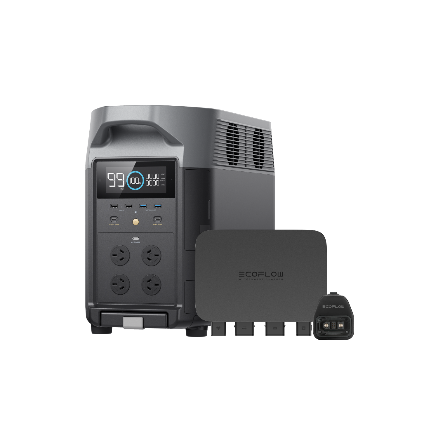 EcoFlow DELTA Pro + 800W Alternator Charger