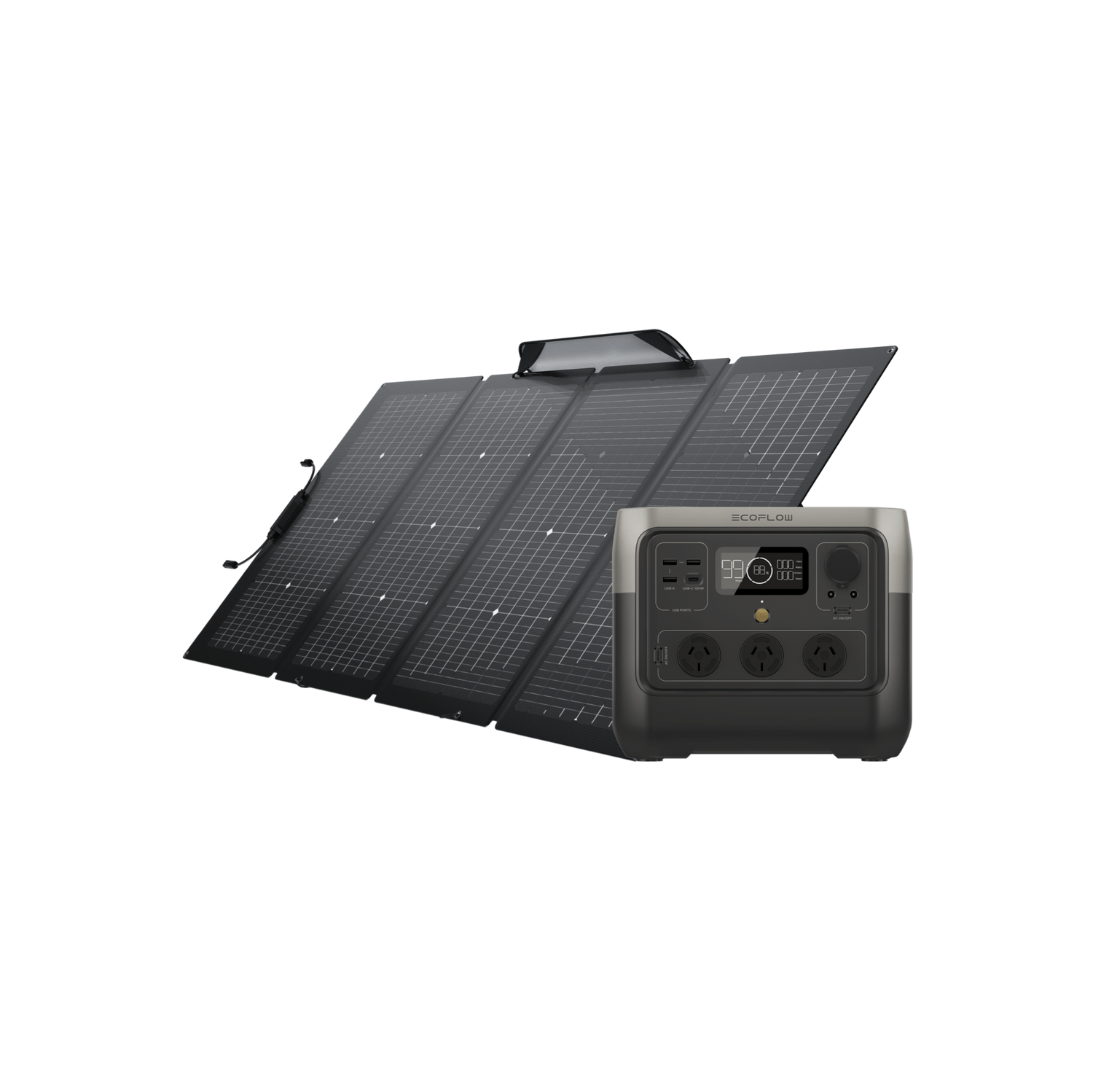 EcoFlow RIVER 2 Pro Solar Generator (PV220W）