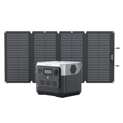 EcoFlow RIVER 2 Pro Solar Generator (Single-facial PV160W)